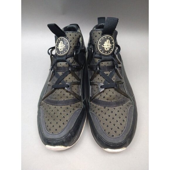 Nike Men's Lunar Huarache Light SP Black White Fashion Shoes 776373-001 / US 12 - Picture 4 of 15